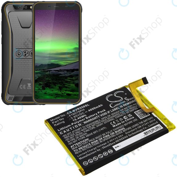 Bateria do Blackview BV5500, 4000mAh, Li-Pol, 3.85V, 416078PH, HQ