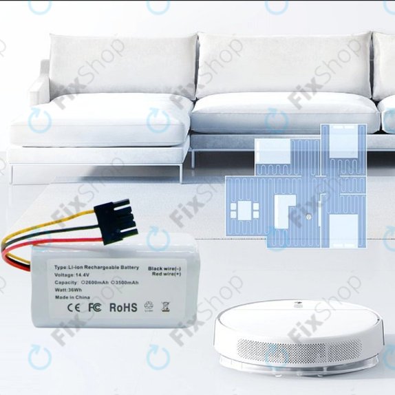 Bateria do Xiaomi Mi Robot Vacuum Mop 2 Lite, E10, Li-Ion, 14,4V 2600mAh