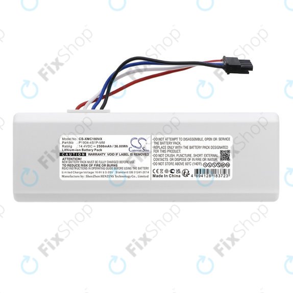 Bateria do Xiaomi Dreame MC1808, Roborock 1C, P1904-4S1P-MM, Li-Ion, 14.4V, 2500mAh, HQ