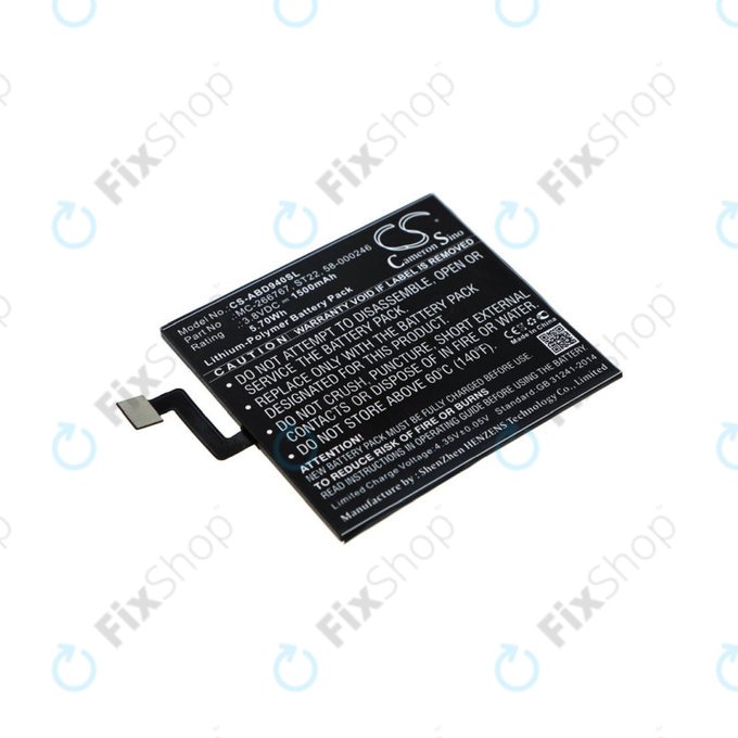 Bateria do Amazon Kindle Paperwhite 4 (2018), 1500mAh, Li-Pol, 3.8V, ST22, HQ