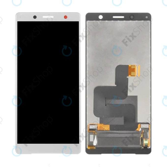 Wyświetlacz do Sony Xperia XZ2 Compact, Ekran dotykowy bez ramki, Srebrny, Silver, TFT