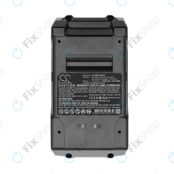 Bateria do Makita Cf001g, Ga005g, 4000mAh, Li-Ion, 40V, BL4020, HQ