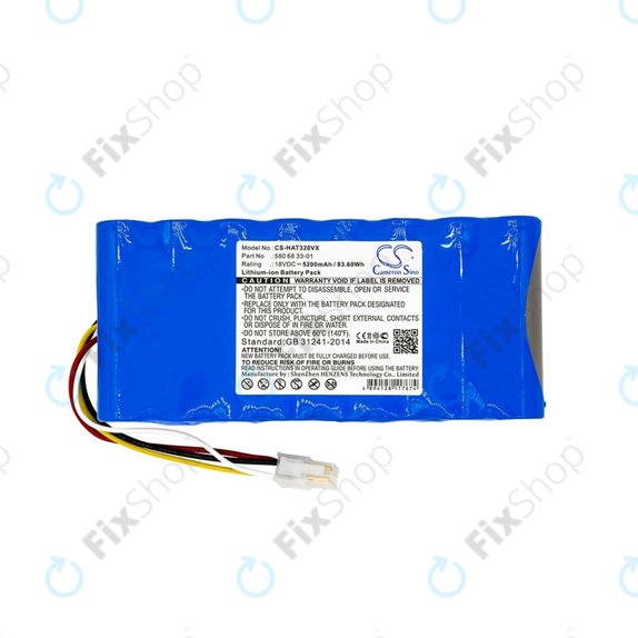 Bateria do Husqvarna Automower 300-series, 400-series, 500-series, 580 68 33-01/02/03, 588 14 64-01/02, 589 58 52-01/02, 589 58 57-01, 5200mAh, HQ