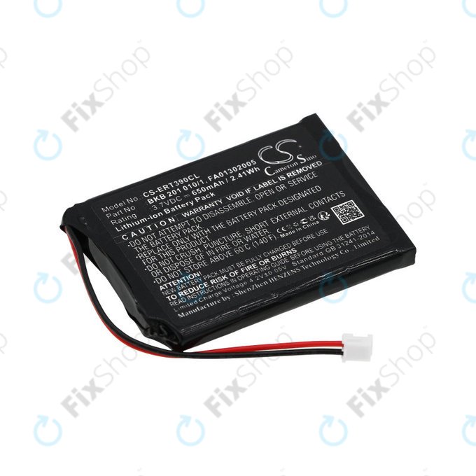Bateria do Ascom, Avaya, Ericsson, Telstra, 650mAh, Li-Ion, 3.7V, FA01302005, HQ