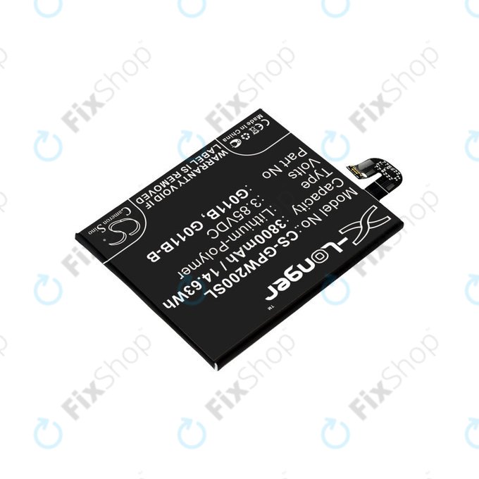 Bateria dla Google Pixel 2 XL G011C, 3800mAh, Li-Pol, 3.85 V, G011B, HQ