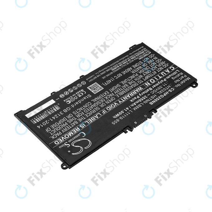 Bateria do HP Pavilion 14, 15, 17, 3550mAh, Li-Pol, 11.55V, HT03XL, HQ