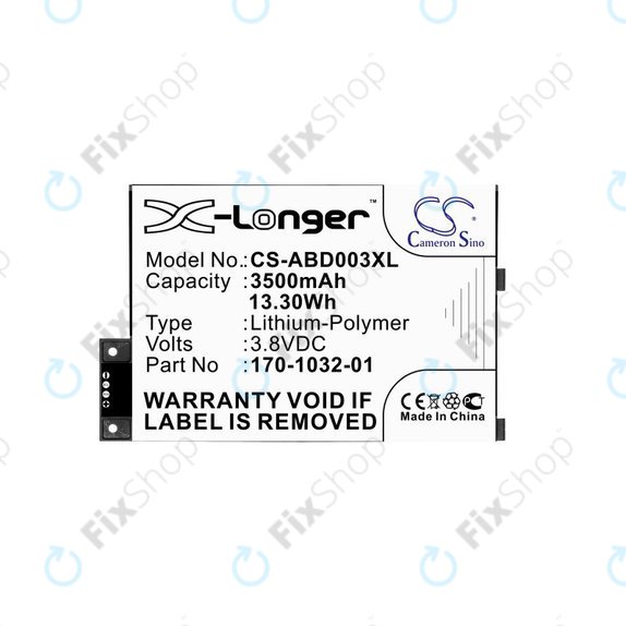 Bateria do Amazon Kindle 3, 3 Wi-fi, 3G, Graphite, 170-1032-01, S11GTSF01A, 3500mAh, HQ