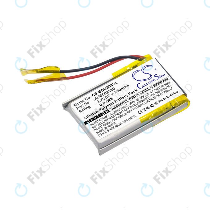 Bateria do Bosch Bdu3xx, Bosch Intuvia Display, 250mAh, Li-Pol, 3.7V, 502030, HQ