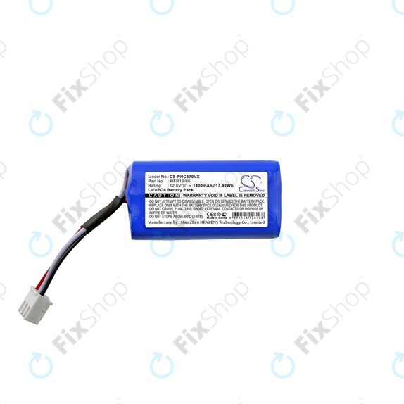Bateria do Severin Chill RB7022, RB7025, RB-7025, RB7720, 4404048, LiFePO4, 12,8V 1400mAh, HQ