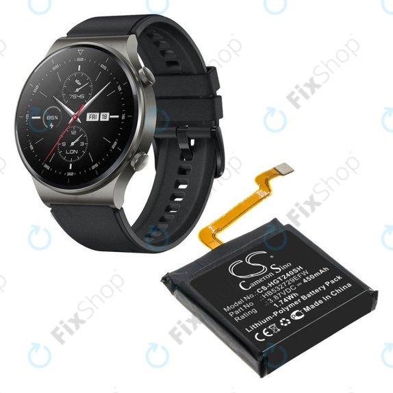 Bateria dla Huawei Watch 3, GT2 Pro, 450mAh, Li-Pol, 3.87 V, HB532729EFW, HQ