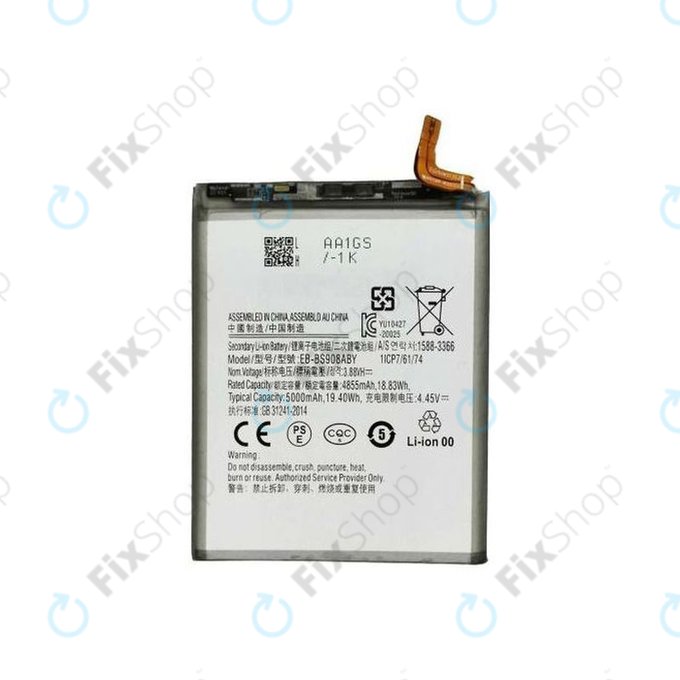 Bateria do Samsung S22 Ultra S908B, EB-BS908ABY, 5000mAh