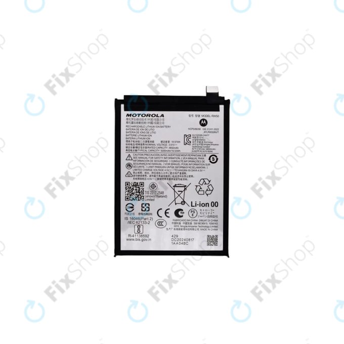 Bateria do Motorola Moto G75 5G, RW50, 5000mAh, SB18E36915, Genuine Service Pack