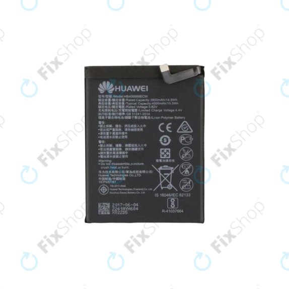 Bateria do Huawei Y9 (2018), Y7 (2019), HB406689ECW, 4000mAh, 24022860, 24022692, 24022241, Genuine Service Pack