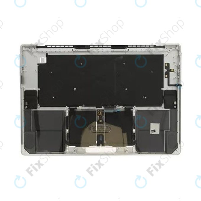 Górna rama klawiatury do MacBook Pro 16" A2780 (2023), z klawiaturą US i baterią, Silver, 661-32190, Genuine Apple