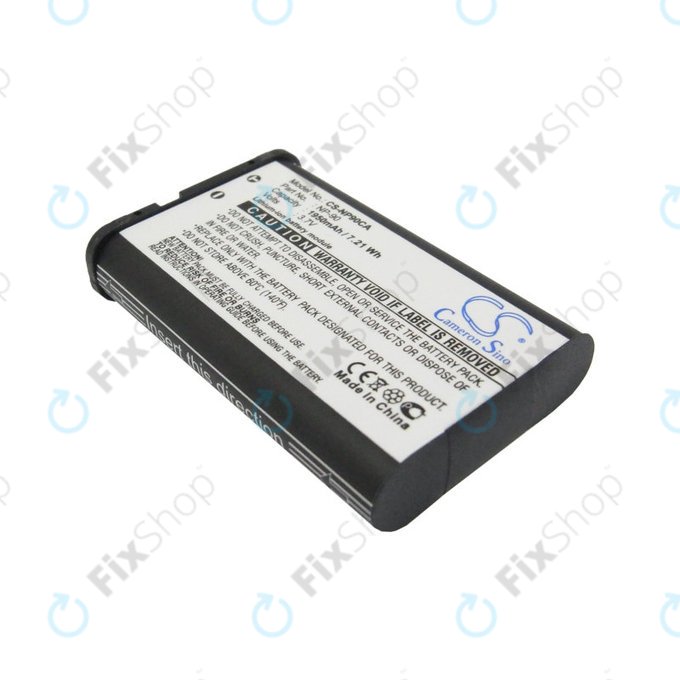 Bateria do Casio Exilim EX-H10, EX-FH100, EX-H15, EX-Z2000, EX-H20G, 1950mAh, Li-Ion, 3.7V, NP-90, HQ