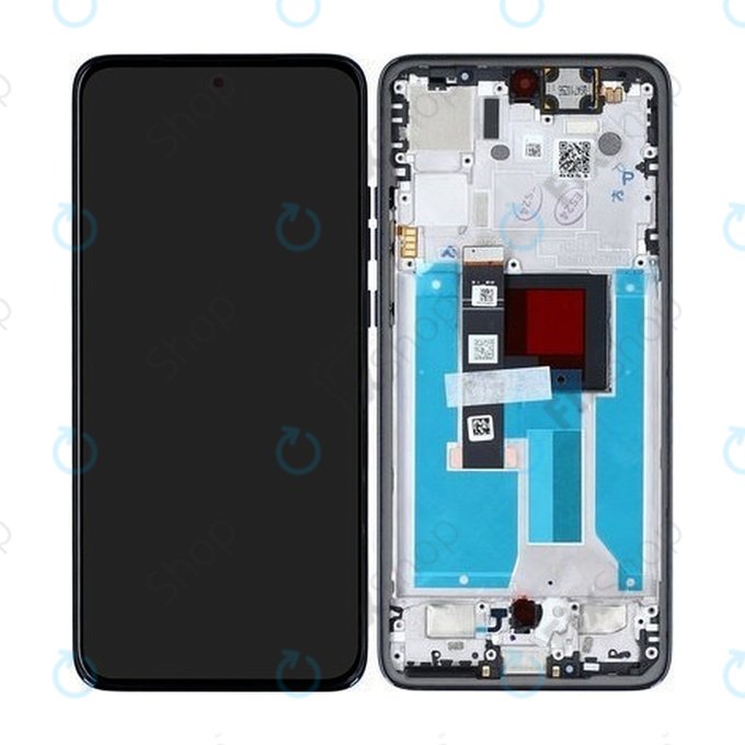 Wyświetlacz do Motorola Edge 50 Neo, Ekran dotykowy z ramką, Grisaille, 5D68C28683, Genuine Service Pack