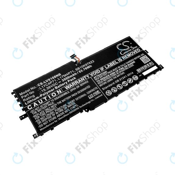 Bateria do Lenovo ThinkPad X1 Yoga 2018, 3500mAh, Li-Pol, 15.36V, L17C4P71, HQ