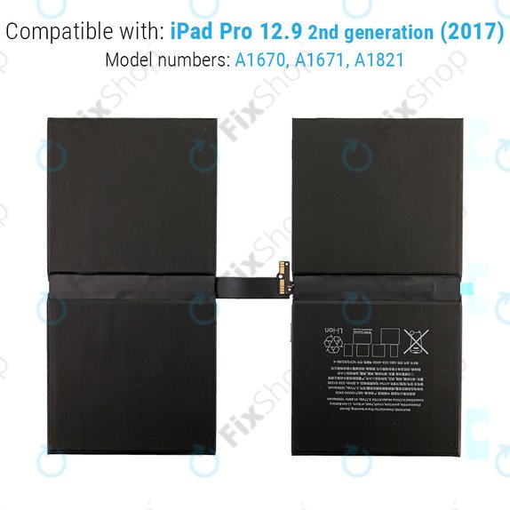 Bateria dla iPad Pro 12.9" (2nd Gen 2017), 10891mAh