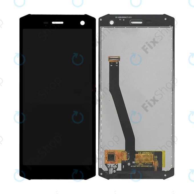 Wyświetlacz do myPhone Hammer Energy 2 Eco, Ekran dotykowy bez ramki, TFT