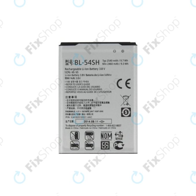 Bateria do LG G3 S D722, L90 D405, Bello, BL-54SH, 2540mAh