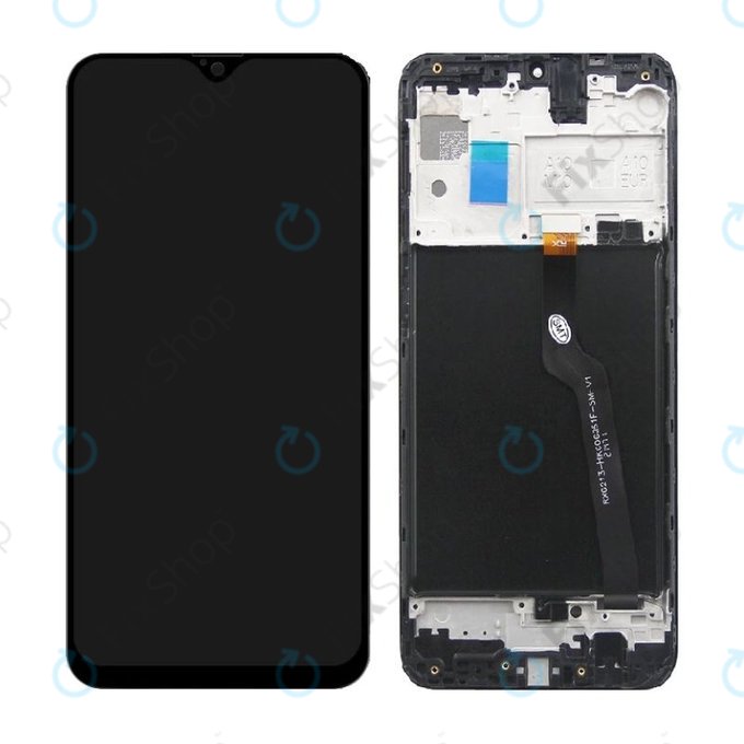 Wyświetlacz do Samsung A10 A105F, Ekran dotykowy z ramką, TFT