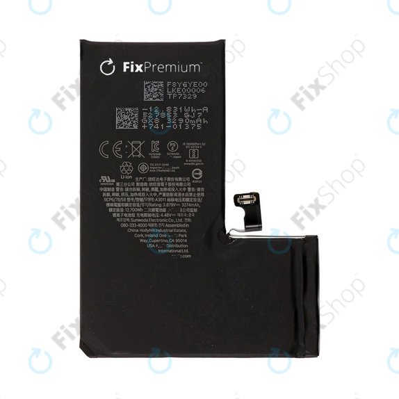 Bateria dla iPhone 15 Pro, 3274mAh, DIAGNOSTIC