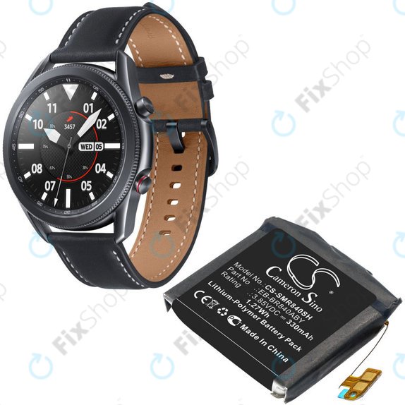 Bateria dla Samsung Galaxy Watch 3 45mm R840, R845, 330mAh, Li-Pol, 3.85 V, EB-BR840ABY, HQ