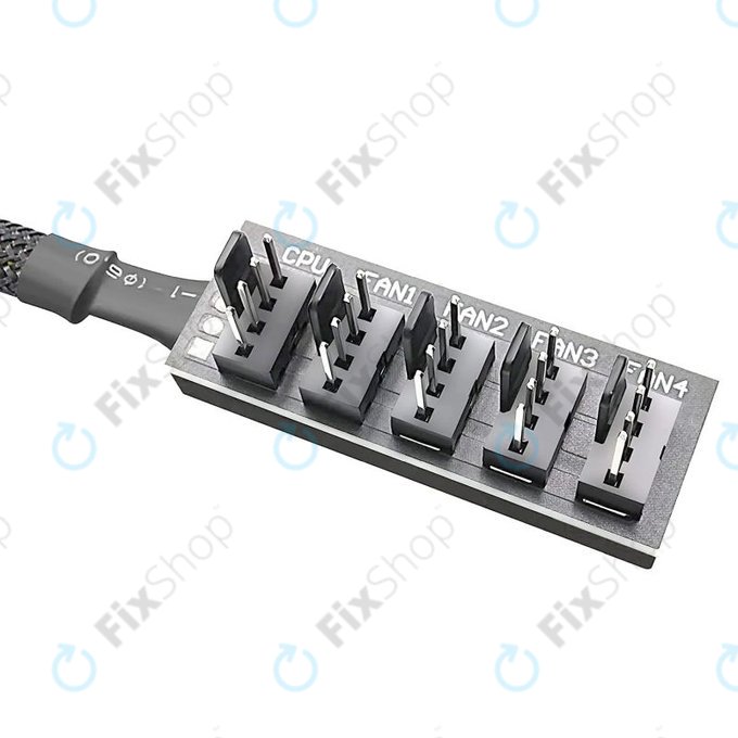 Rozdzielacz PWM do wentylatorów, 4-pin, 5-portowy