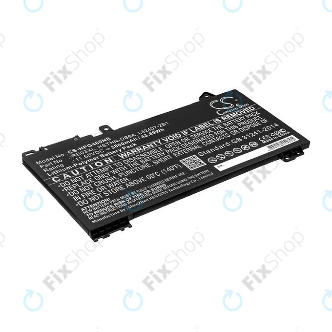 Bateria do HP ProBook 455, 450, 445, 440, 430 G6, 3800mAh, Li-Pol, 11.55V, RE03XL, HQ