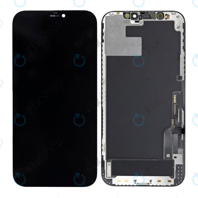 Wyświetlacz In-Cell HD+ dla iPhone 12, 12 Pro, Ekran dotykowy z ramką