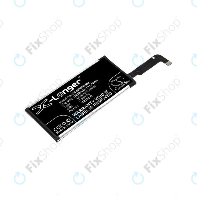 Bateria dla Google Pixel 4a 4G, 3050mAh, Li-Pol, 3.85 V, G025J-B, HQ