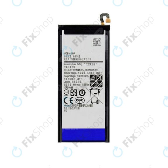 Bateria do Samsung A5 A520F (2017), J5 J530F (2017), BA520ABE, 3000mAh