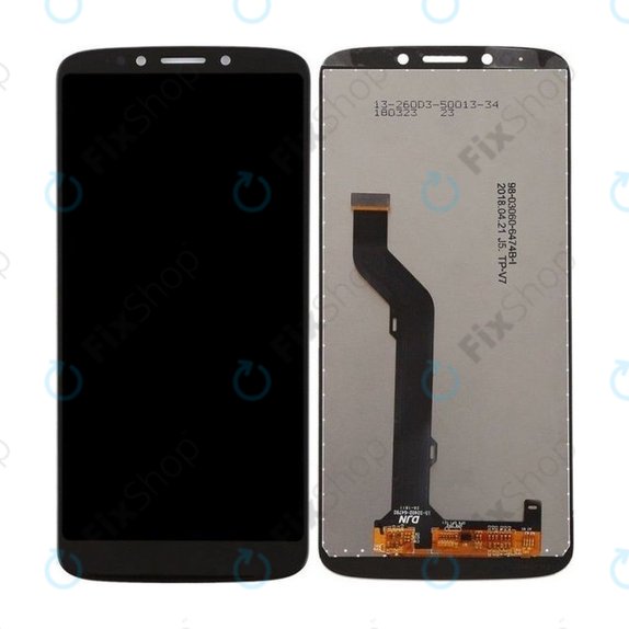 Wyświetlacz do Motorola Moto E5 Plus XT1924, Ekran dotykowy bez ramki, Czarny, Black, TFT