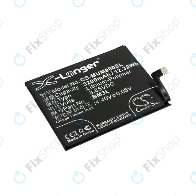 Bateria dla Xiaomi Mi 9, 3200mAh, Li-Pol, 3.85 V, BM3L, HQ