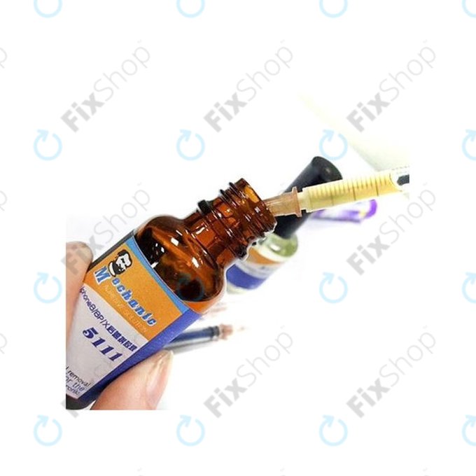 Zmywacz kleju do tylnej obudowy szklanej Mechanic 5111, iPhone 8 - 14 Pro Max, 20ml