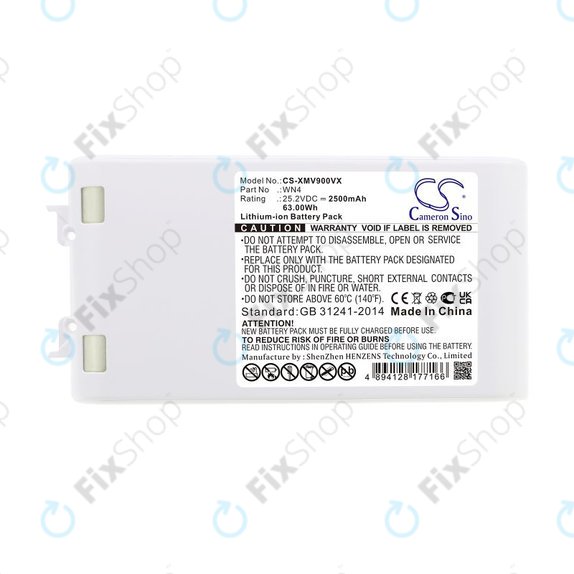 Bateria do Xiaomi Dreame V10, V9, V8, XR, 2500mAh, Li-Ion, 25.2V, WN4, HQ