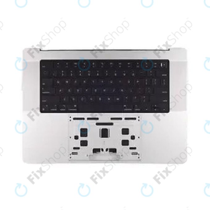 Górna rama klawiatury do MacBook Pro 14", A3112 (2024), z klawiaturą US i baterią, Silver, 661-42513, Genuine Apple