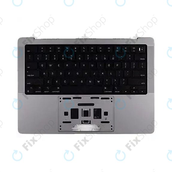 Górna rama klawiatury do MacBook Pro 14", A2918 (2023), z klawiaturą US i baterią, Space Black, 661-37958, Genuine Apple