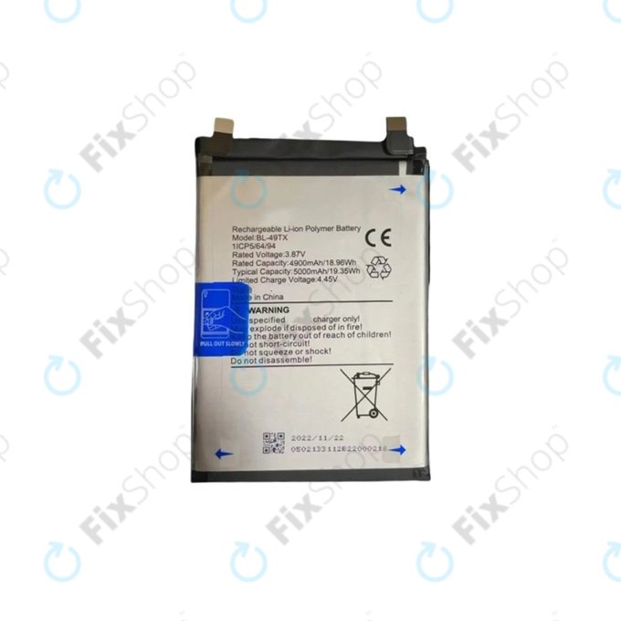 Bateria do Infinix Note 30 5G X6711, 5000mAh
