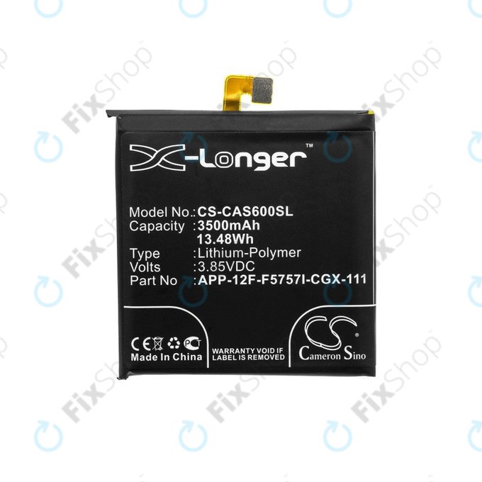 Bateria dla Caterpillar CAT S60, 3500mAh, Li-Pol, 3.85 V, APP-12F-F5757I-CGX-111, HQ