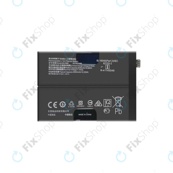 Bateria do OnePlus 10 Pro NE2210, NE221, BLP899, 5000mAh