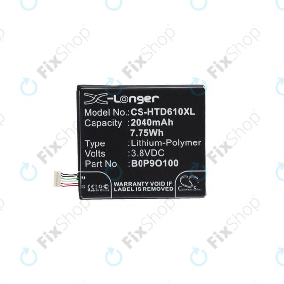 Bateria do HTC Desire 610 A3, B0P9O100, 2040mAh, HQ