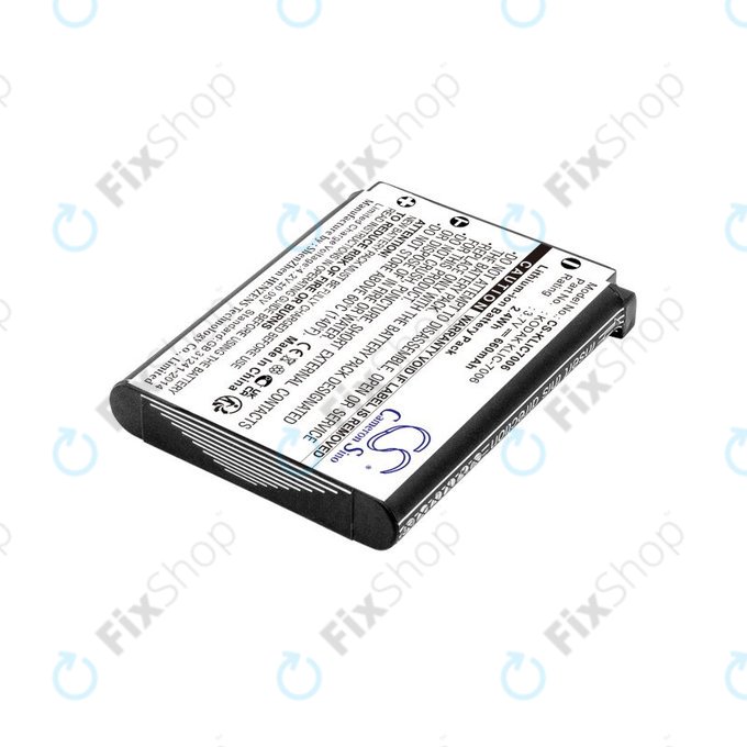 Bateria do Kodak EasyShare, 660mAh, Li-Ion, 3.7V, LB-012, KLIC-7006, HQ
