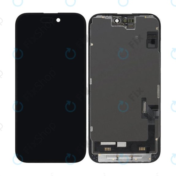 Wyświetlacz Hard OLED dla iPhone 15, Ekran dotykowy z ramką, FixPremium