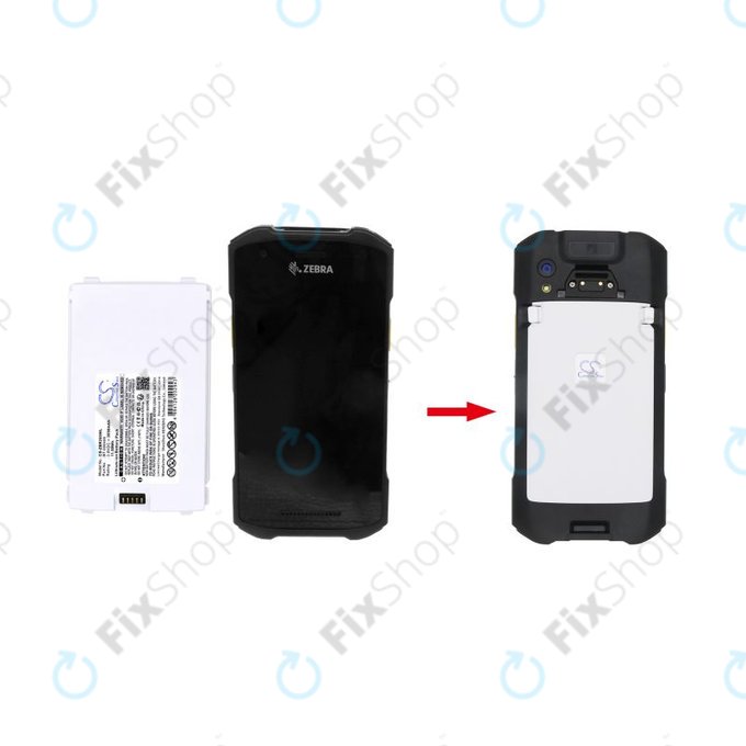Bateria do Zebra TC21,TC26,TC26AK,TC210,TC210K, BTRY-TC2Y-1XMA1-01, 3050mAh, (White), HQ