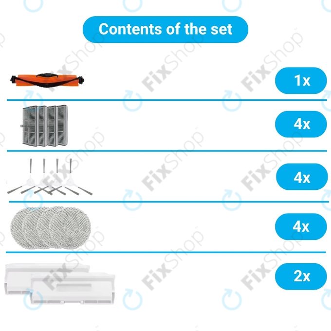 Kompletny zestaw do Xiaomi Robot Vacuum H40