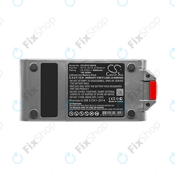 Bateria do Dyson V11, V15, SV15, SV18, 970938-01 Li-Ion 25,2V 4000mAh HQ