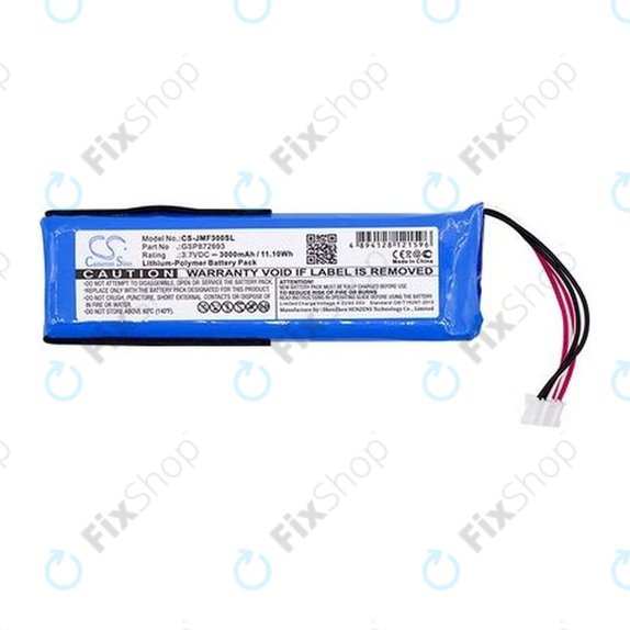 Bateria do JBL Flip 3, Li-Pol, 3000mAh, HQ