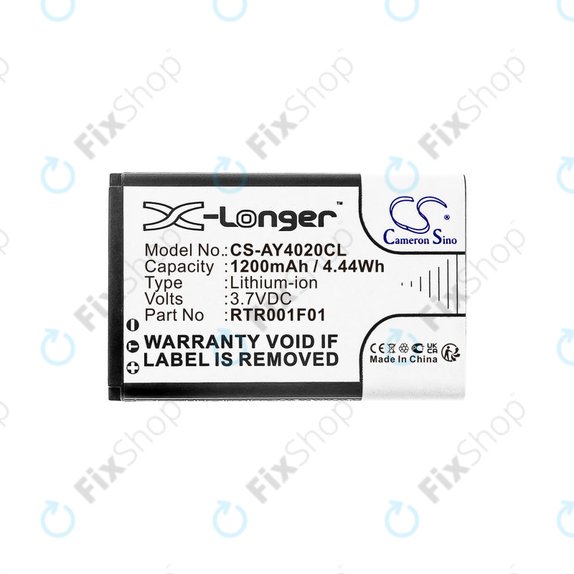 Bateria do Alcatel 8232, 1200mAh, Li-Ion, 3.7V, RTR001F01, HQ