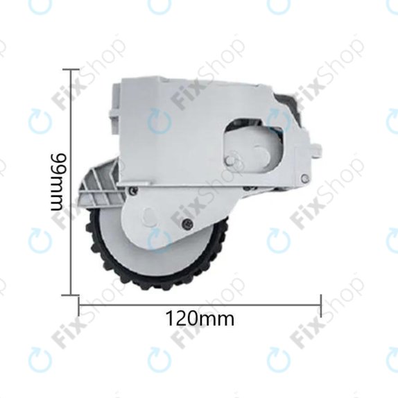 Koło z silnikiem do Xiaomi Dreame F9, Mi Robot Vacuum Mop (Mijia 1C), 2 Pro+ (Mijia 1T), Prawy, Biały, White